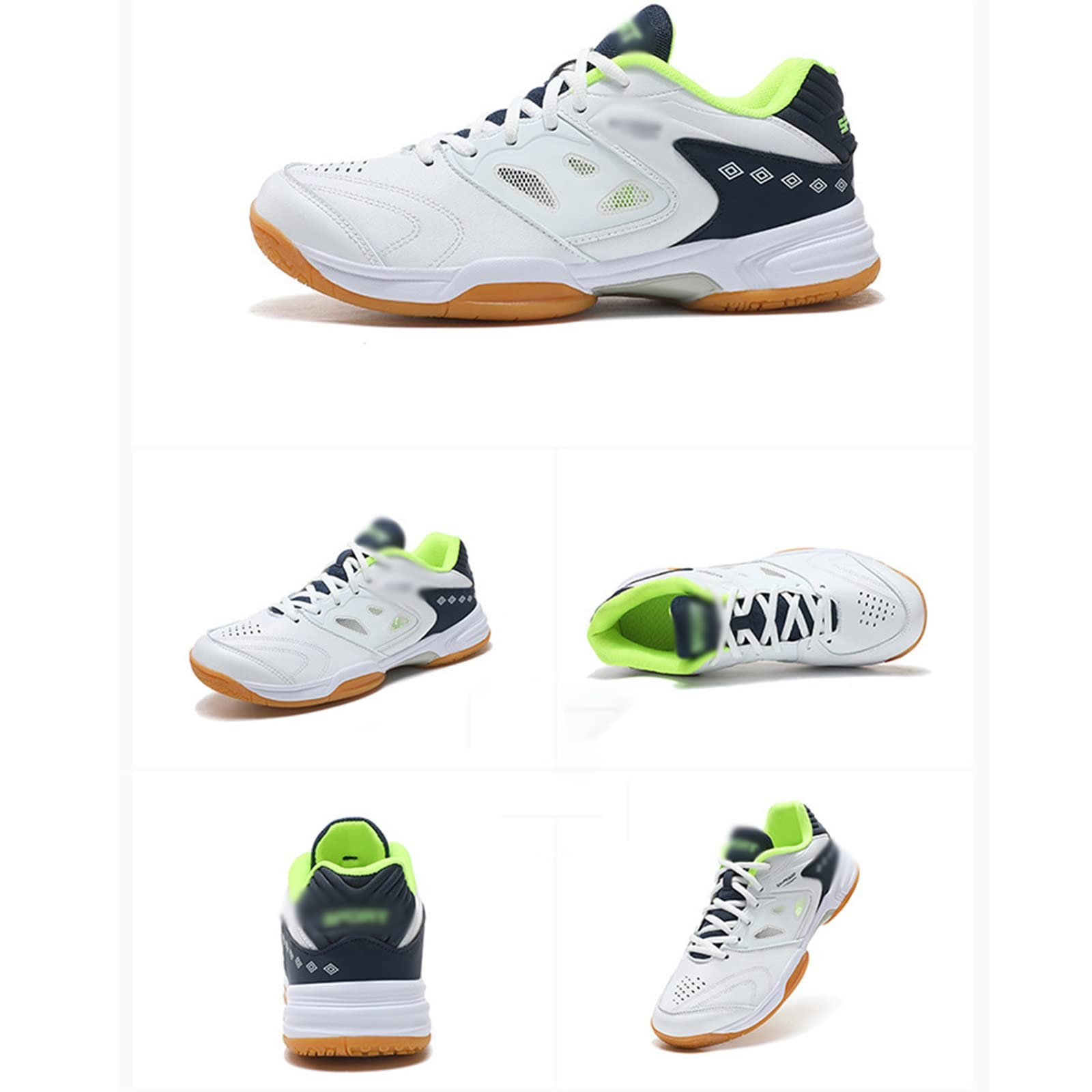 AIRFUL Zapatos Deportivos de Tenis y Raqueta para Hombre, Zapatos de Entrenamiento de cancha Interior, Tenis de Squash, Tenis atléticos, Zapatos de Entrenamiento para cancha Interior y Exterior