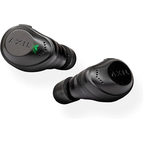 AXIL XCOR PRO Wireless Earbuds Bluetooth — HearPRO Buds with Touch Control — Bluetooth Enhancement — Hearing Protection — Dust & Water Resistant — Wind Resistant True Wireless Earbuds.
