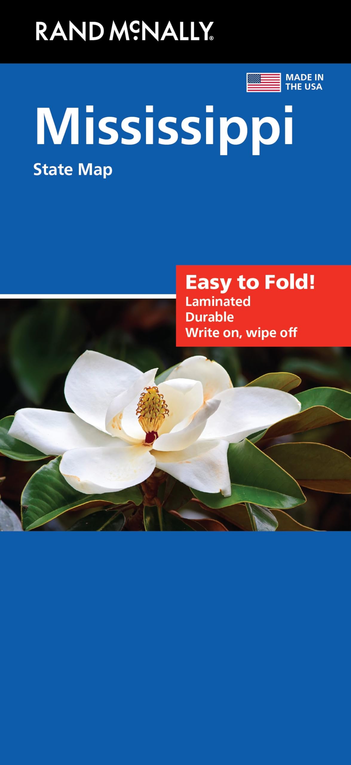 Rand McNally Easy to Fold: Mississippi State Laminated Map