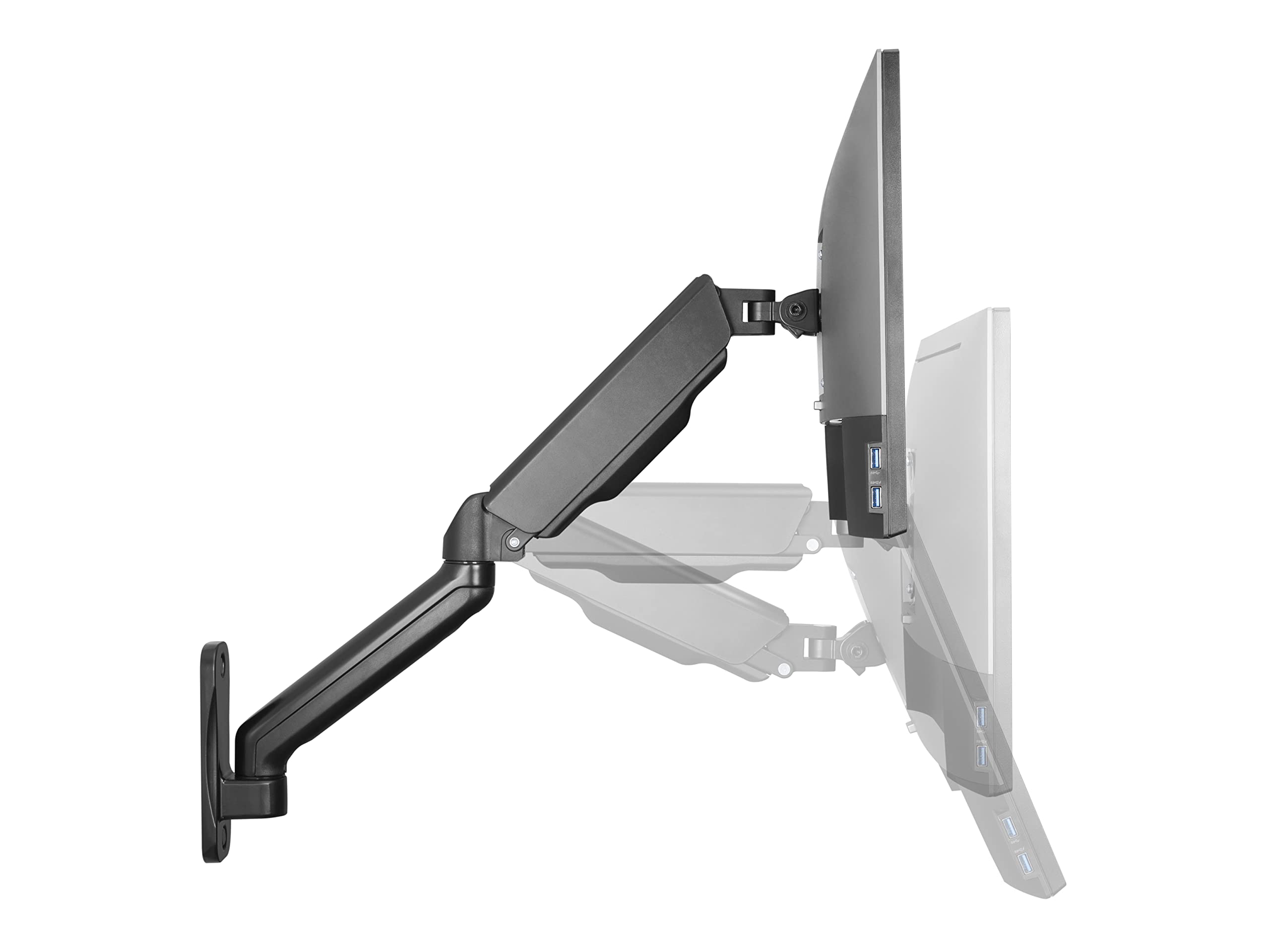 Equip 650137 - Supporto da parete per monitor singolo da 17"-32", lunghezza braccio: 564 mm