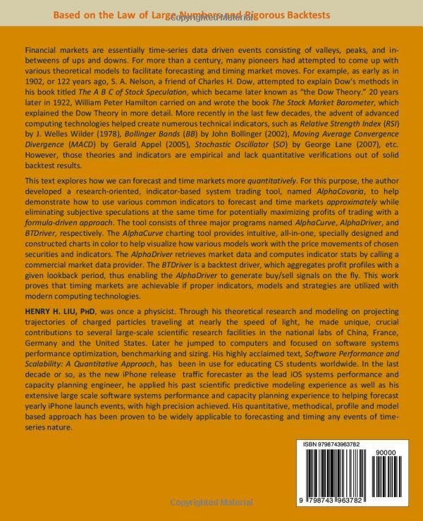 Miniatura 2 de Forecasting and Timing Markets A Quantitative Approach