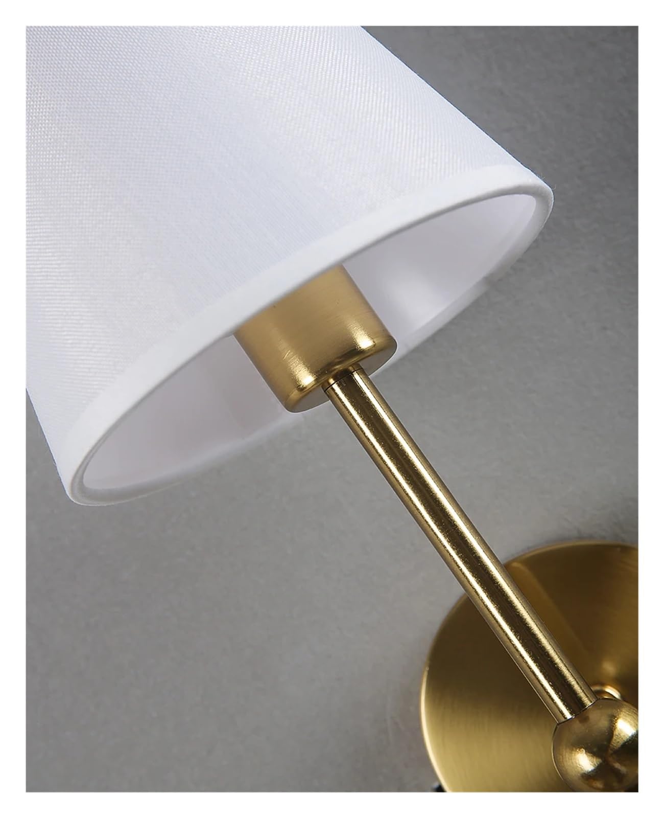 SMCCYYSD Contemporary LED Wall Lamp for Bathroom, Bedroom, Stairs & Corridor - Stylish Linen Lampshade Sconce Indoor Decor Light Fixture