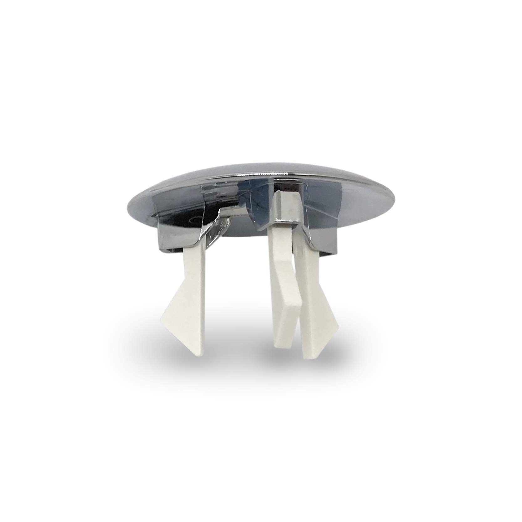 Fischer TTP Cromato Coperchio Foro Troppo Pieno per Lavabi Lavandini Bidet