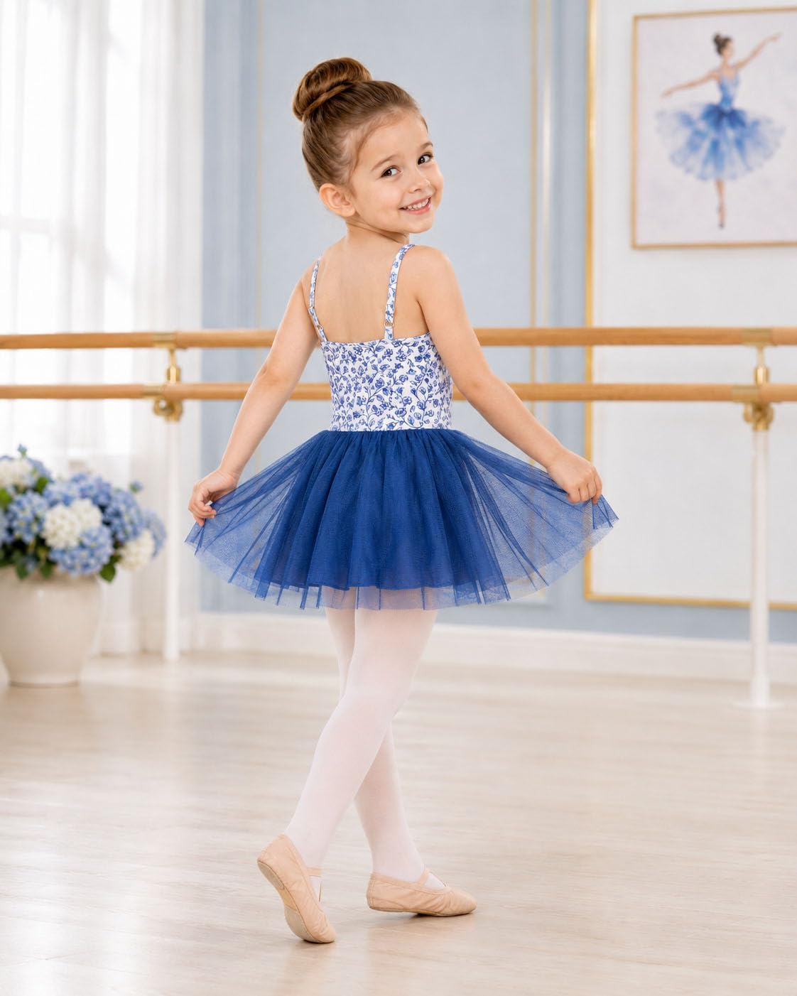 Idgreatim 2-8 Years Girls Ballet Leotard Toddler Ballerina Outfit for Dance