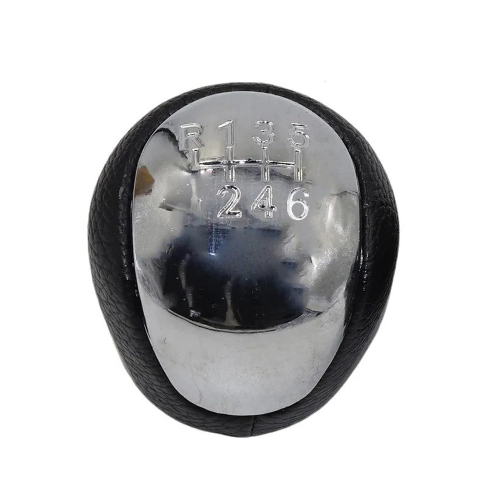 Ltusgt Chrome Car Gear Knob For Ssangyong For Actyon For Korando 6 Speed Manual Leather Car Gear Stick Shift Knob Gearbox Boot