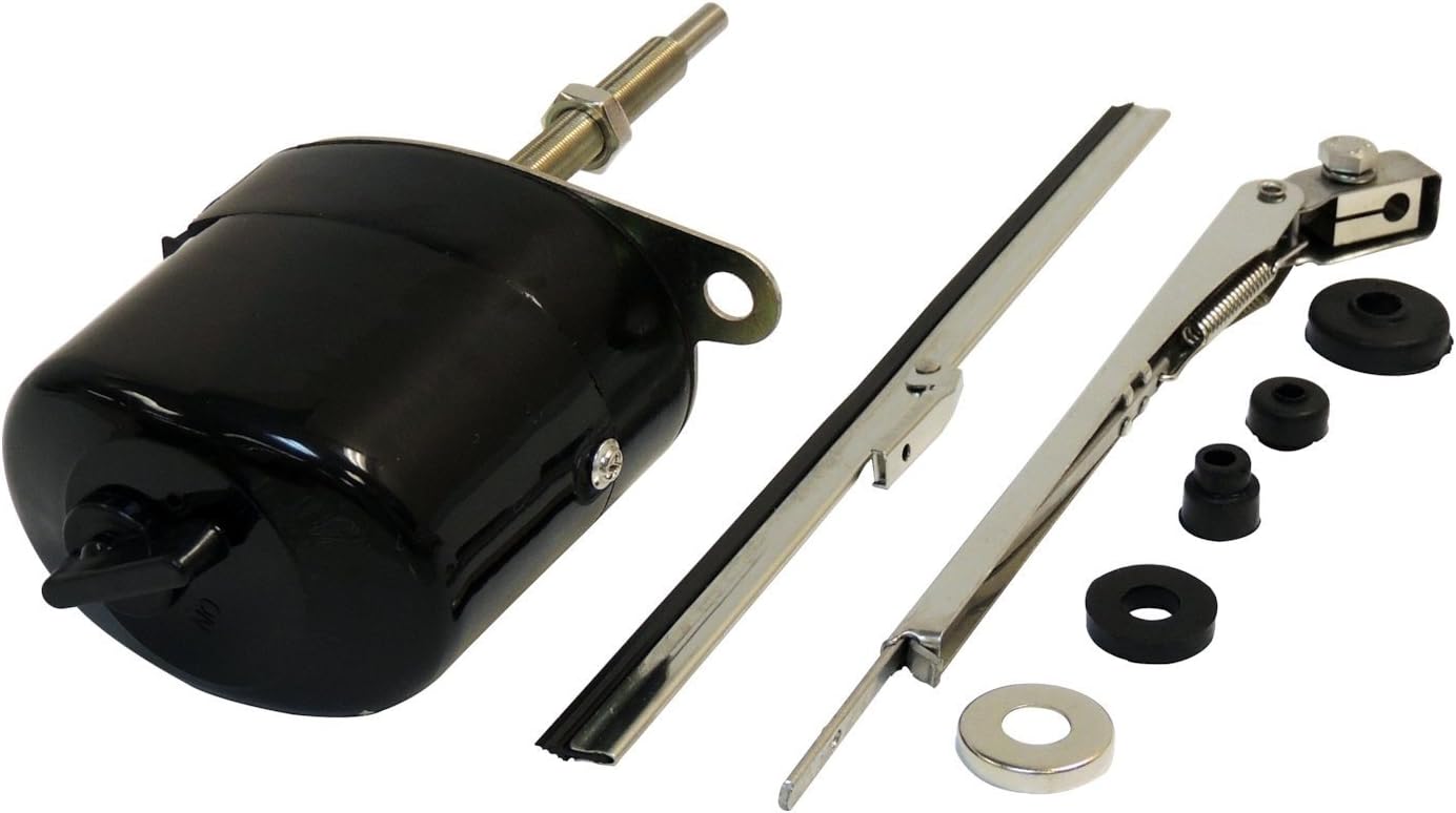 Crown Automotive 12V Wiper Motor Kit, Black