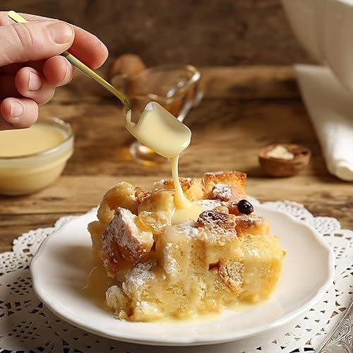 Miniatura 16 de IQCWOOD Cucharas de té para café, 5.6 pulgadas de acero inoxidable, pequeñas cucharas de café expreso para postre, helado, azúcar, té, juego de 6