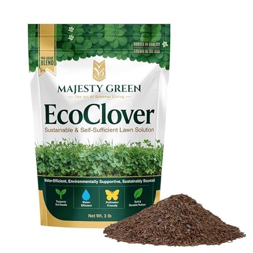 Majesty Green EcoClover Seed Blend with White Clover for Sustainable