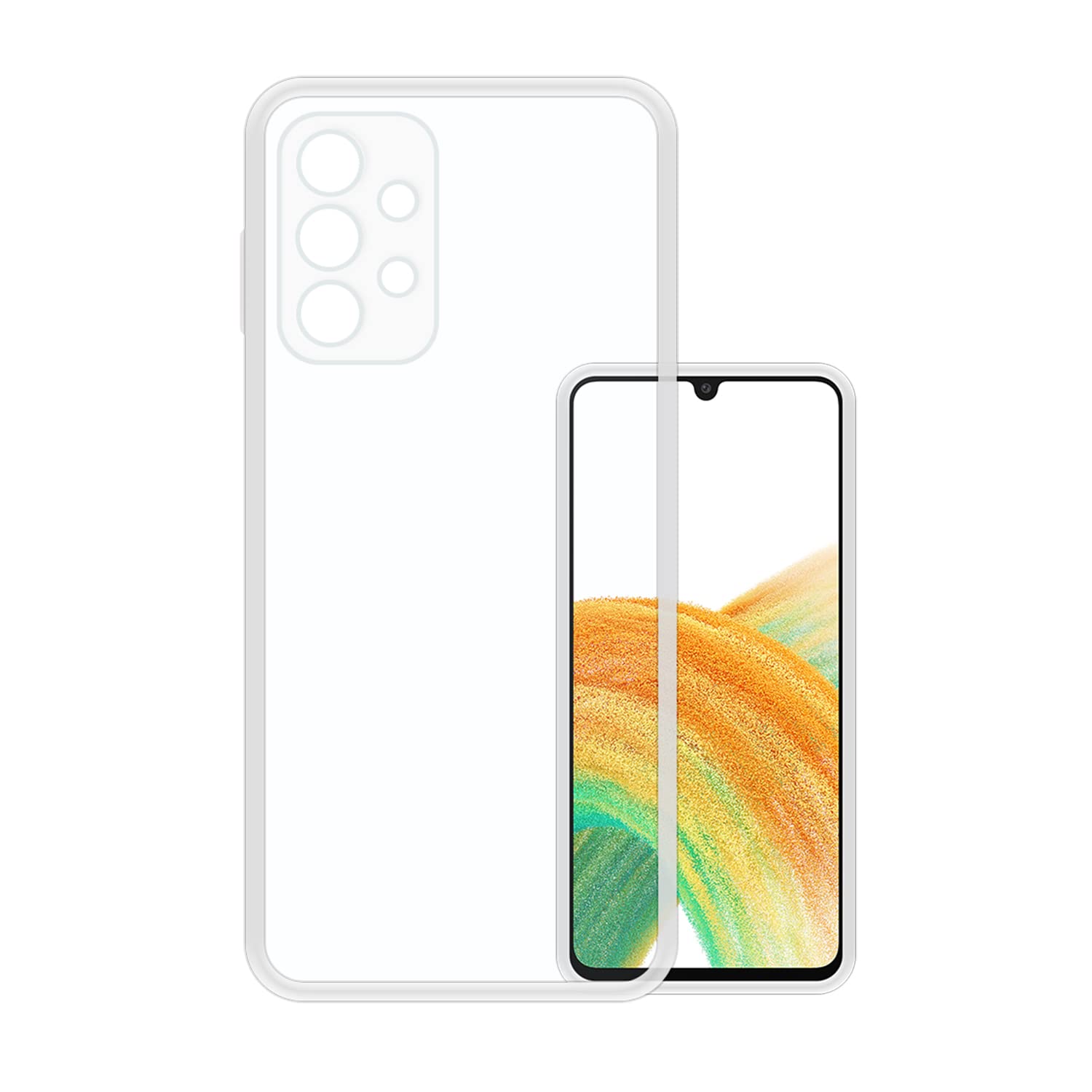 VIDO Transparent Back Case Cover for Samsung Galaxy A33 5G (Soft & Flexible & Camera Protection Back Case) (B09XKBBD86) Amazon Price History, Amazon Price Tracker