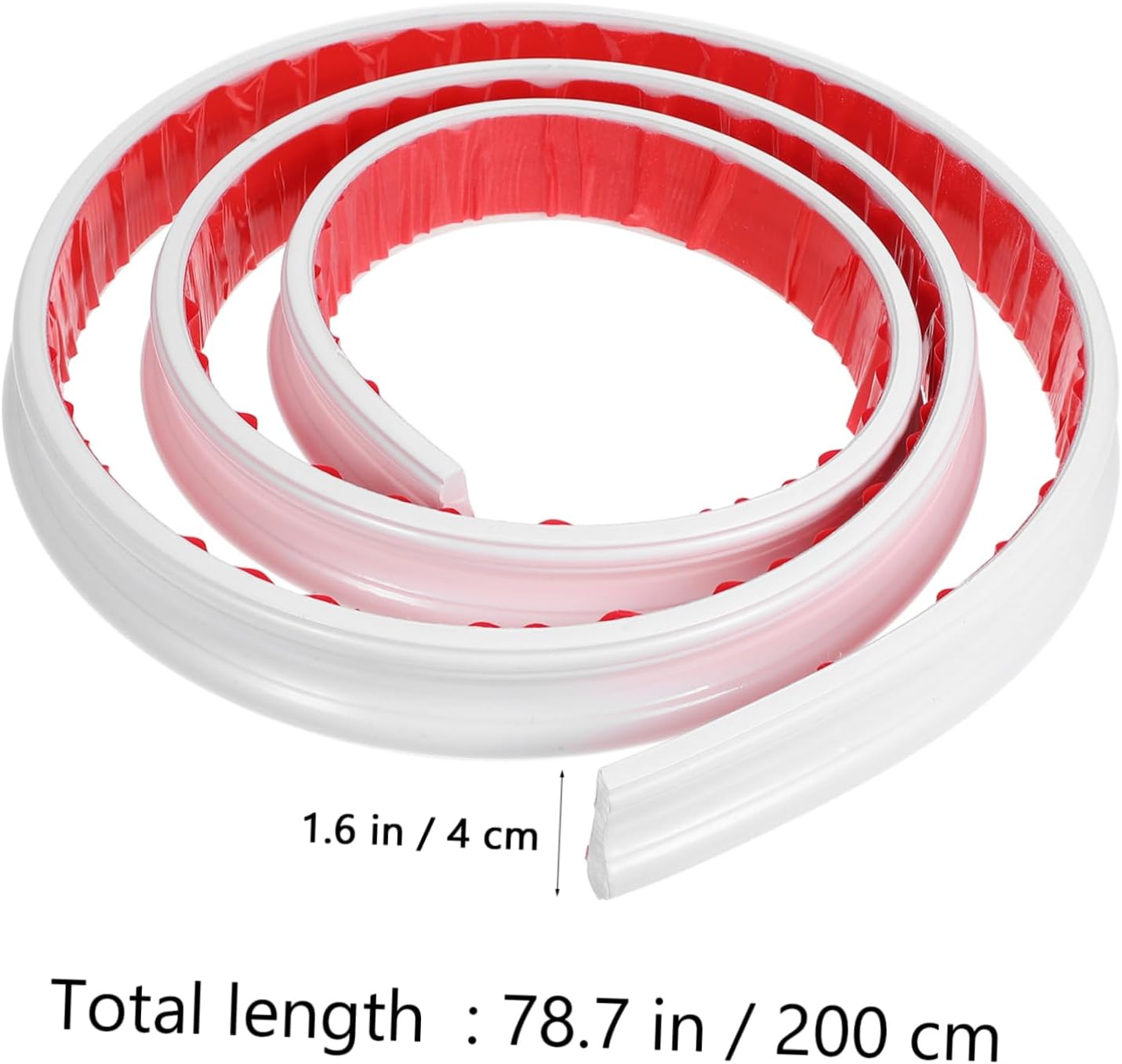 Tofficu 2m Flexible Self-Adhesive Wall Trim Molding Peel and Stick Decorative Panel Edging for Furniture Protection Home Decor and Wall Scratch Prevention