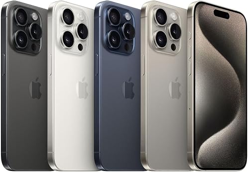 Apple iPhone 15 Pro, 128GB, Black Titanium (Renewed) - 4