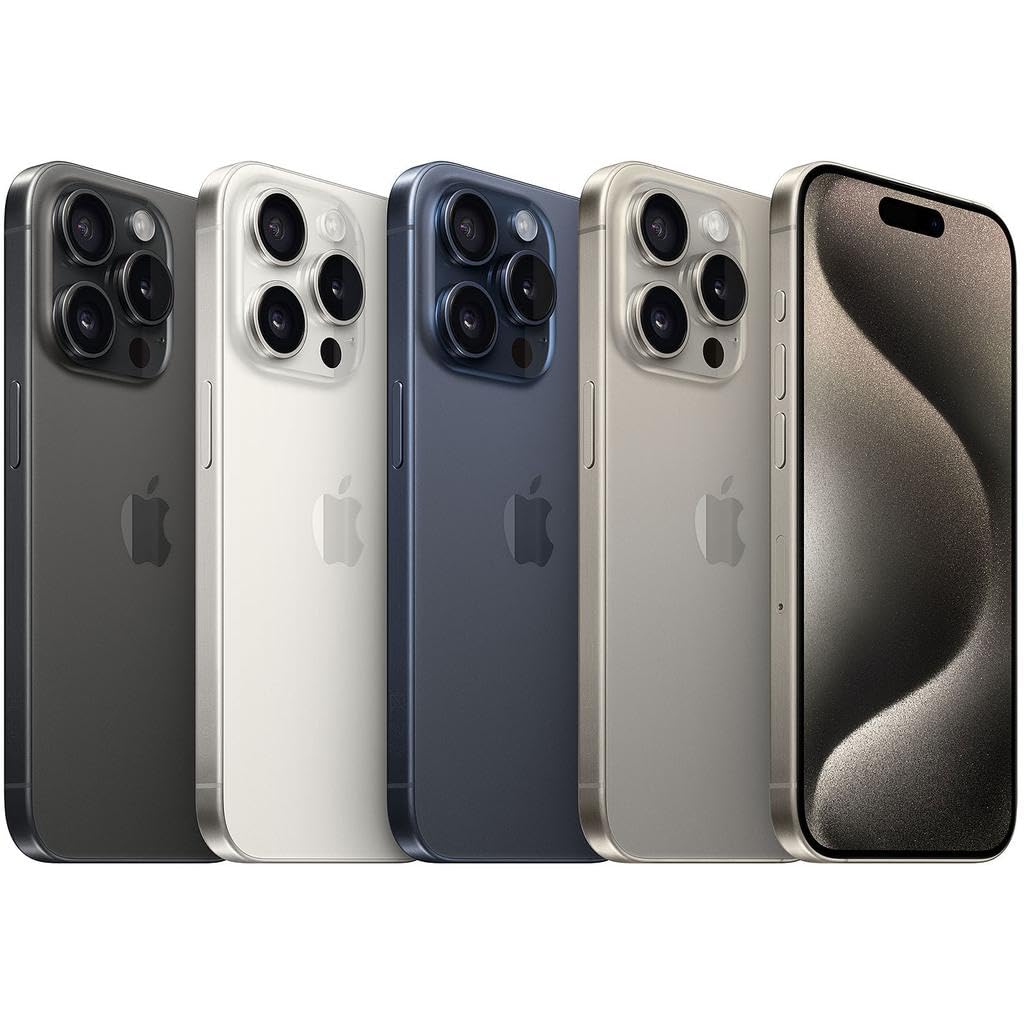Apple iPhone 15 Pro 128GB - Black Titanium (Refurbished) : Amazon