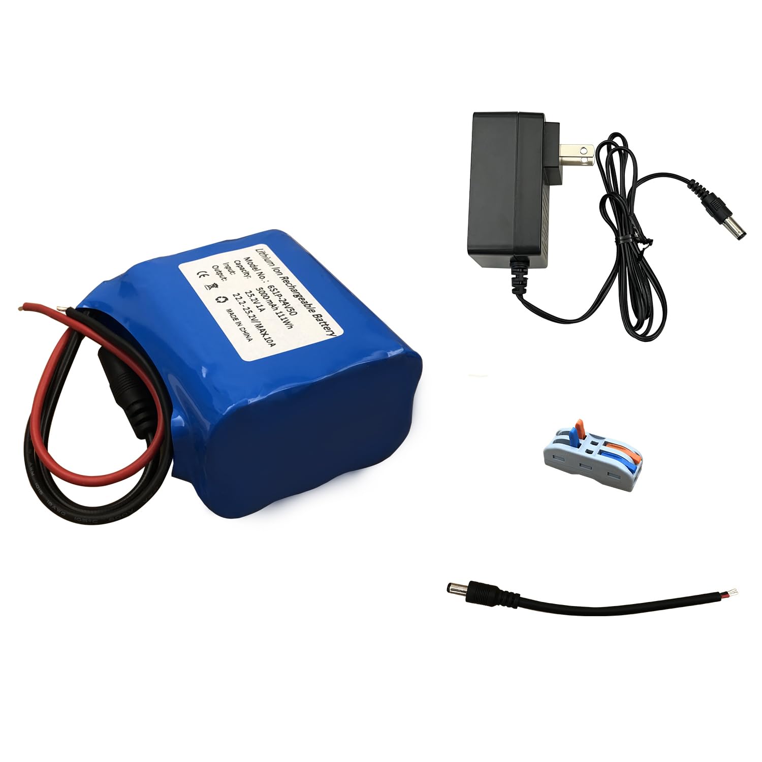 Amazon.com: Seasider 24V 5Ah Rechargeable Li-ion Battery