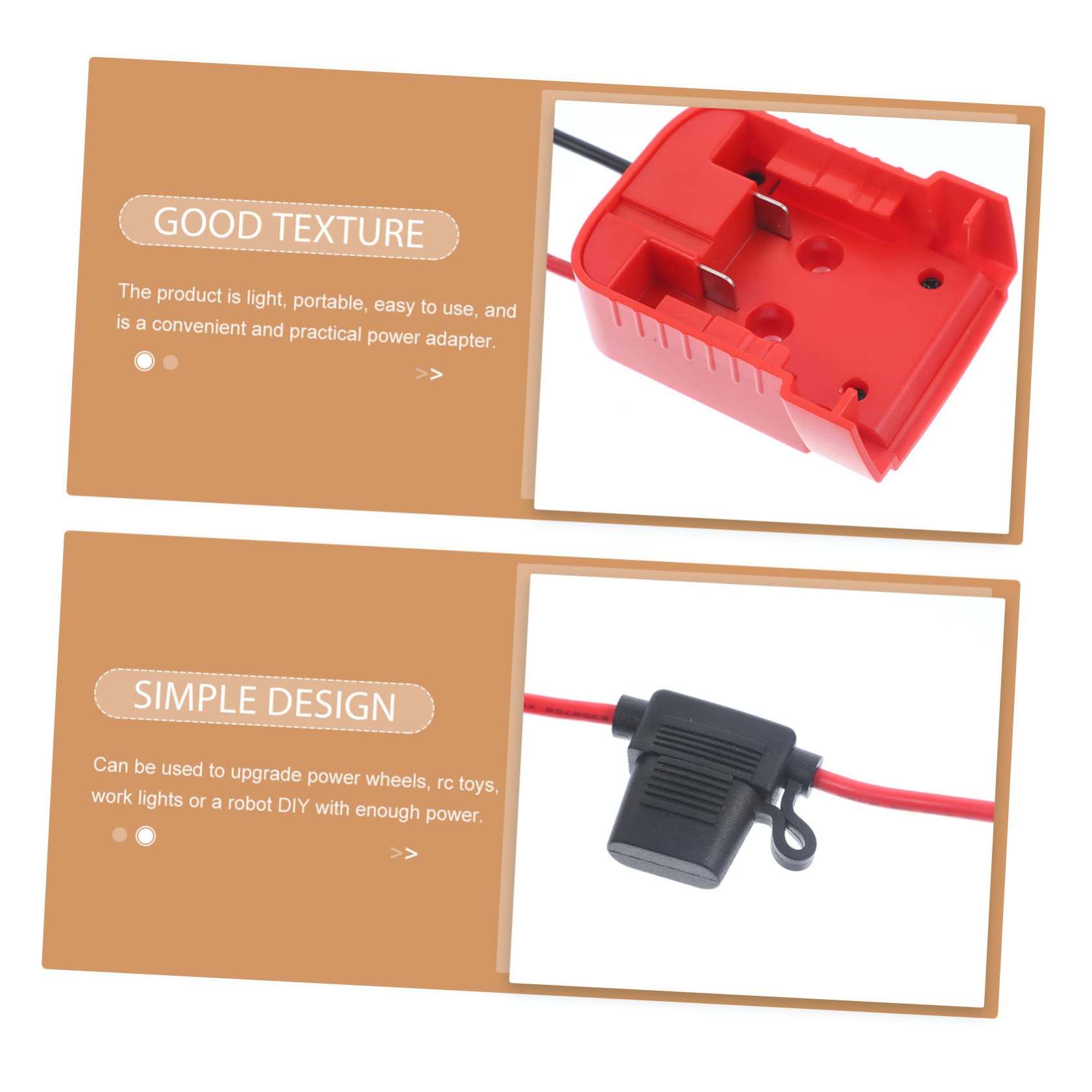 Hemobllo 3piezas Adaptador De Batería De Litio para Juguetes Conector De Alimentación De Fácil Instalación y Uso para Mejorar Herramientas y Proyectos De Robótica