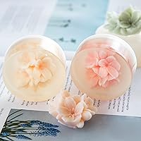 Vista 6 de Molde de silicona de Anktily en forma de flor de ciruela, molde para jabón, molde para velas, molde para fondant, molde para chocolate, caramelo