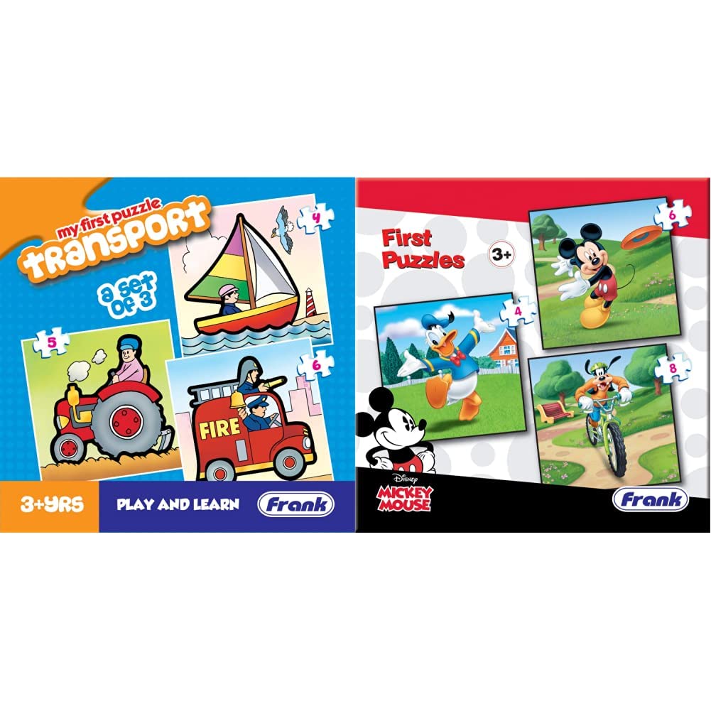 Buy Frank Transport Puzzle for 3 Year Old Kids and Above & Frank Disney