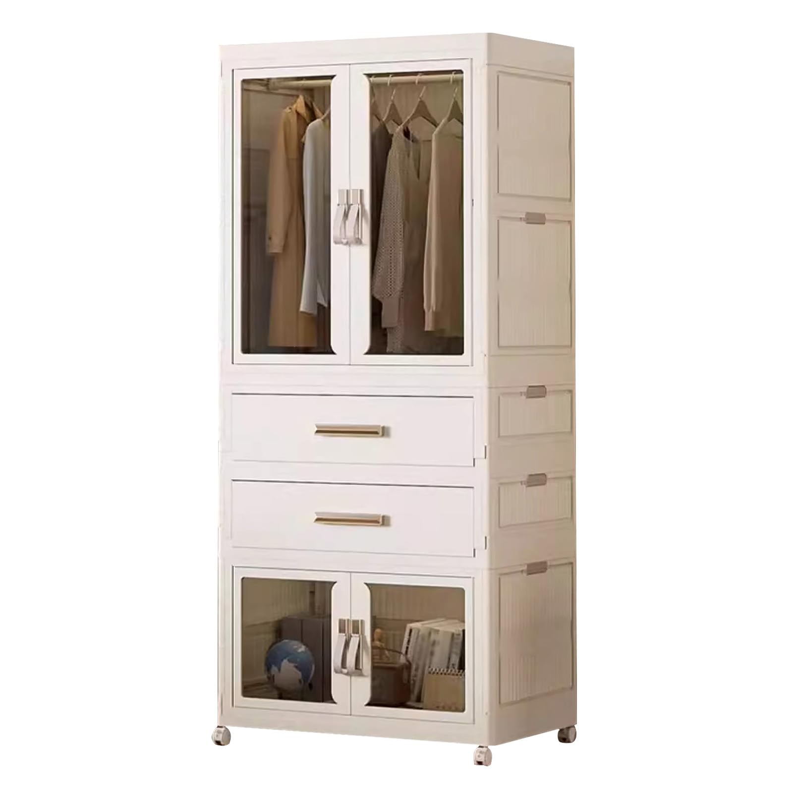 ARMADIO SALVASPAZIO ORGANIZER Appendiabiti Organizer Armadio Scaffale Sospeso 394945381322