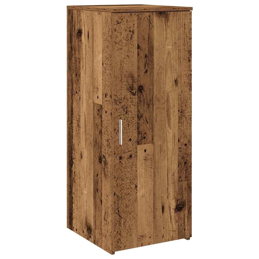 Bancone per ricevimento, effetto legno anticato, 3 pezzi, 180 x 50 x 103,5 cm | Banco di consulenza modulare con molto spazio per ufficio, studio di bellezza, hall hotel e studi medici.