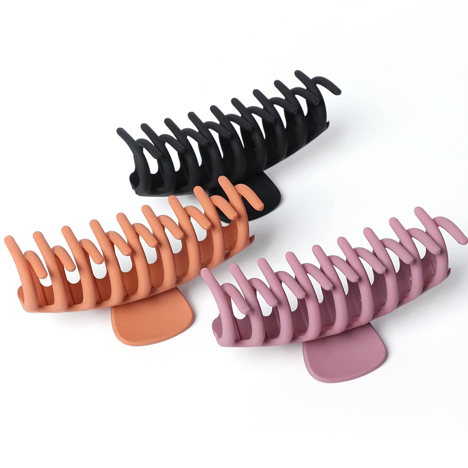 Glamifirsto Nonslip Matte Large Hair Jaw Clips Women