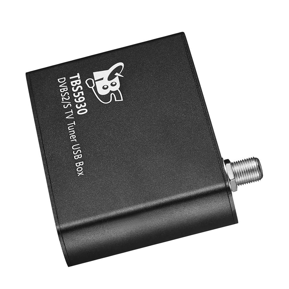 TBS5930 Sintonizador de TV USB DVB-S2X/S2/S Receptor de TV Satelital FTA/Transmisión 4K /Compatible con Sistemas Operativos Linux/