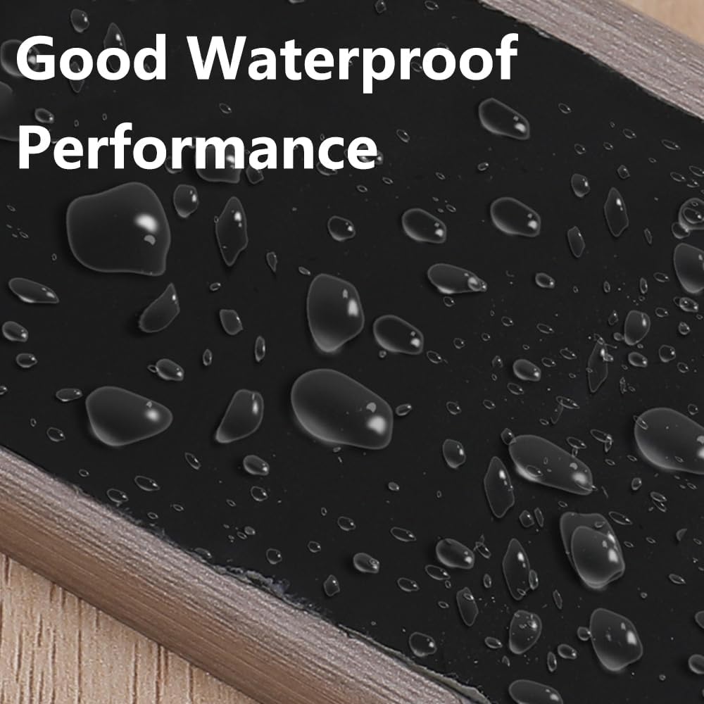 Joist Tape for Decking, 6" x 50' Butyl Deck Tape Waterproof Seal and Weather Resistance Self-Adhesive Flashing Tape,Anti-Corrosion for Wood Joists and Beams-Black