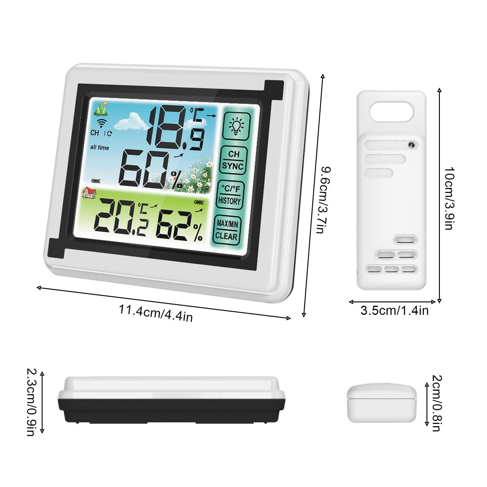 Display sensore di temperatura esterna - Kit termometro digitale wireless
