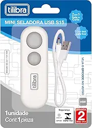 Tilibra - Mini Seladora USB Cinza S15