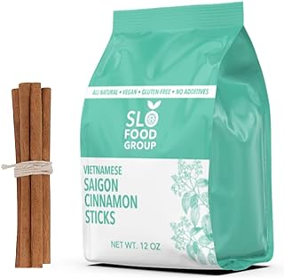 Slofoodgroup Saigon Cinnamon Sticks, Cinnamon Quills from Vietnam for Cooking and Baking (12 Ounce)