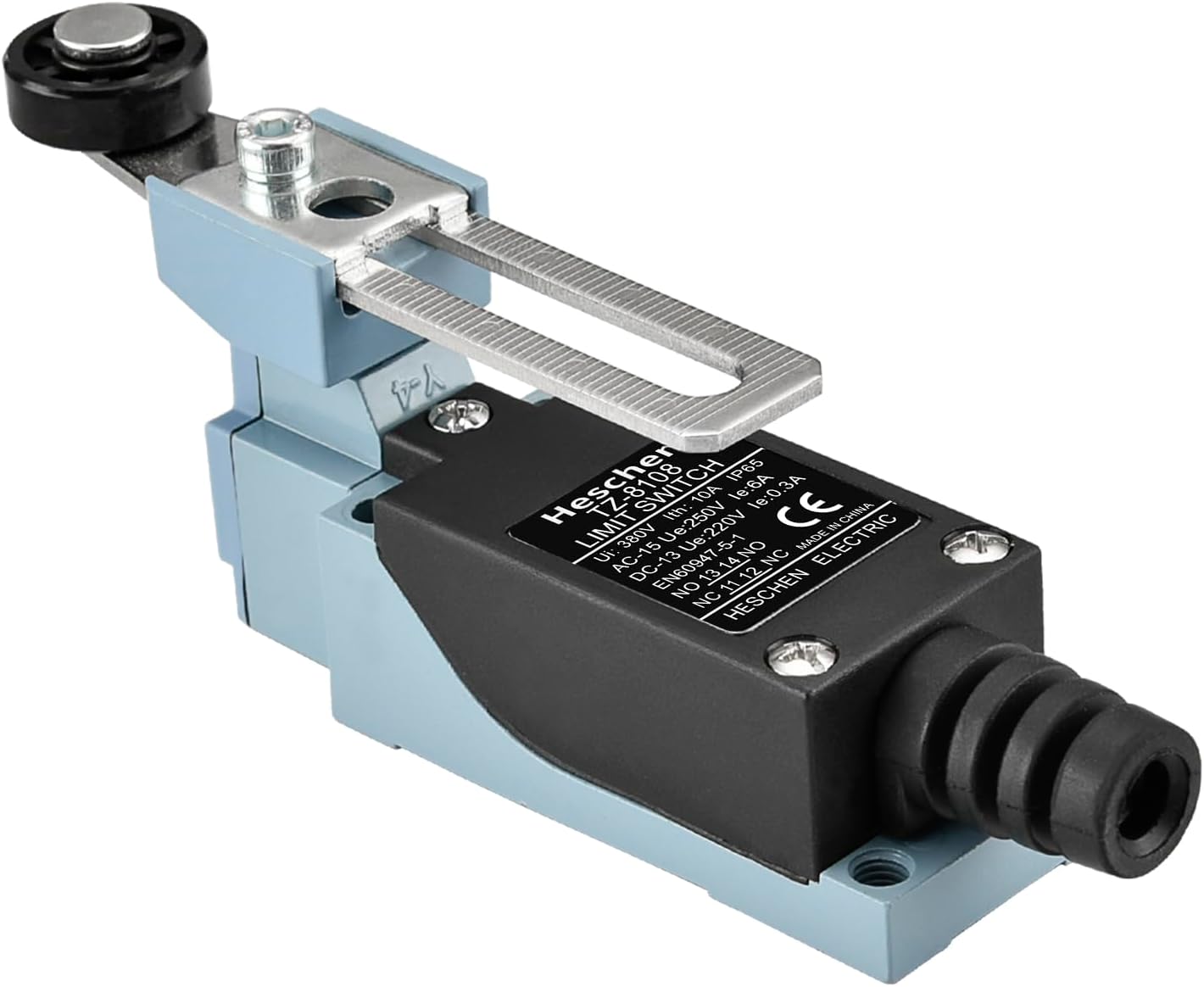 Heschen Limit switch TZ-8108 Adjustable Roller Lever 10A 250VAC SPDT Momentary for CNC Mill Plasma
