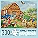 Bits and Pieces – Value Set of Three Large 300 Piece Jigsaw Puzzles for Adults – Americana Jigsaw Puzzles Designed by Artist Kay Lamb Shannon, Completed Puzzle Size: 18
