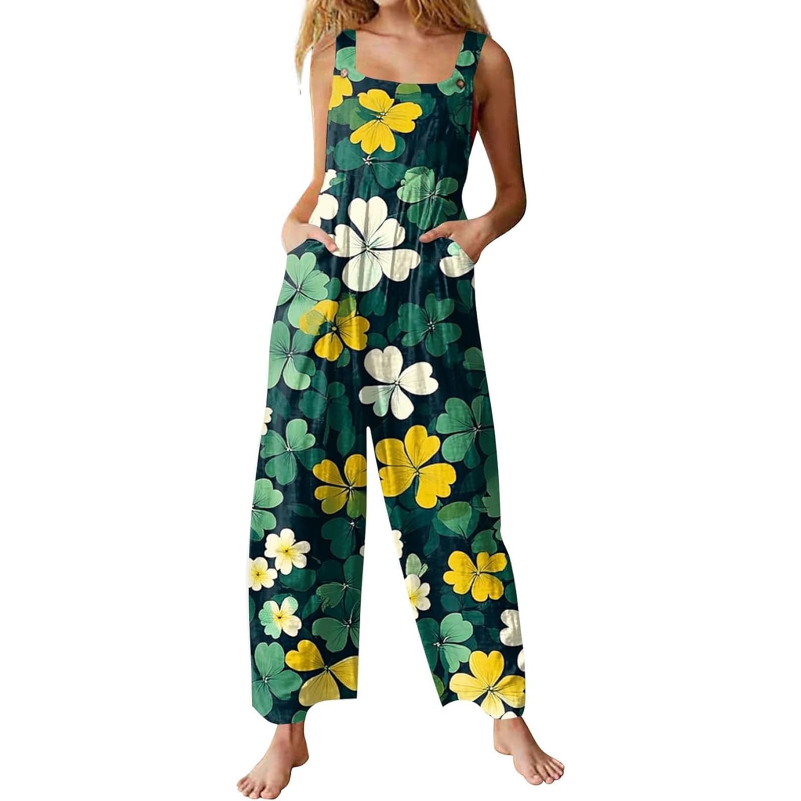 Combinaison imprimée confortable pour fêtes et look décontracté chic - 6