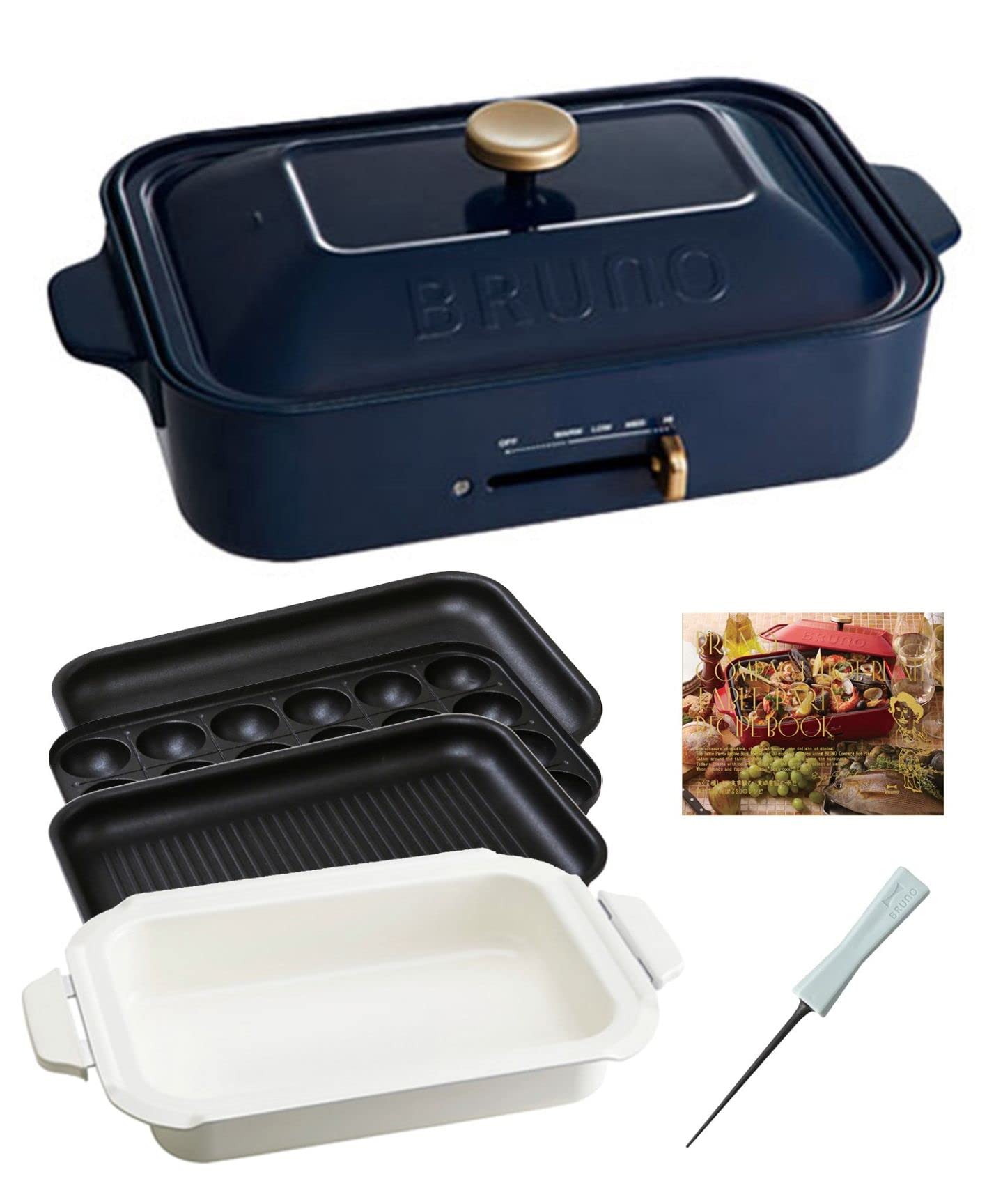Amazon | 《ブルーノ 公式店限定 オリジナルたこ焼きピック レシピ付き