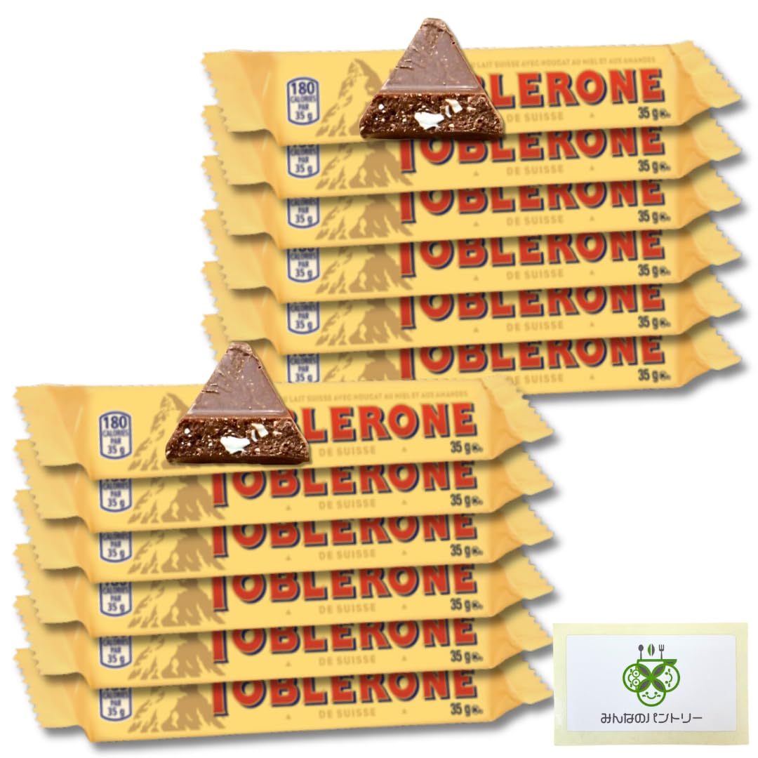 トブラローネ　ミルク　12本入り×12箱　チョコレート　バレンタインに Amazon | トブラローネ ミルク 35g 【12本セット】 ミニ ヌガー チョコ