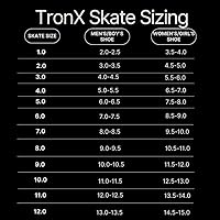 Vista 2 de TronX Stryker 3.0 Senior Adult Junior Kids Inline Roller Hockey Skates, New