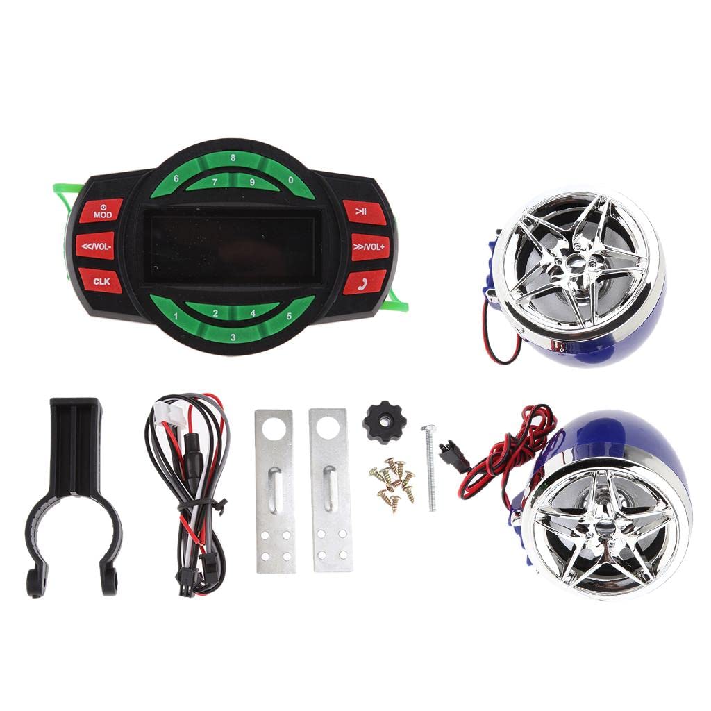 SECRET DESIRE Motorcycle Mp3 Sd Usb Fm Stereo Amplifier Sound System Scooter Atv Bluetooth-image-5