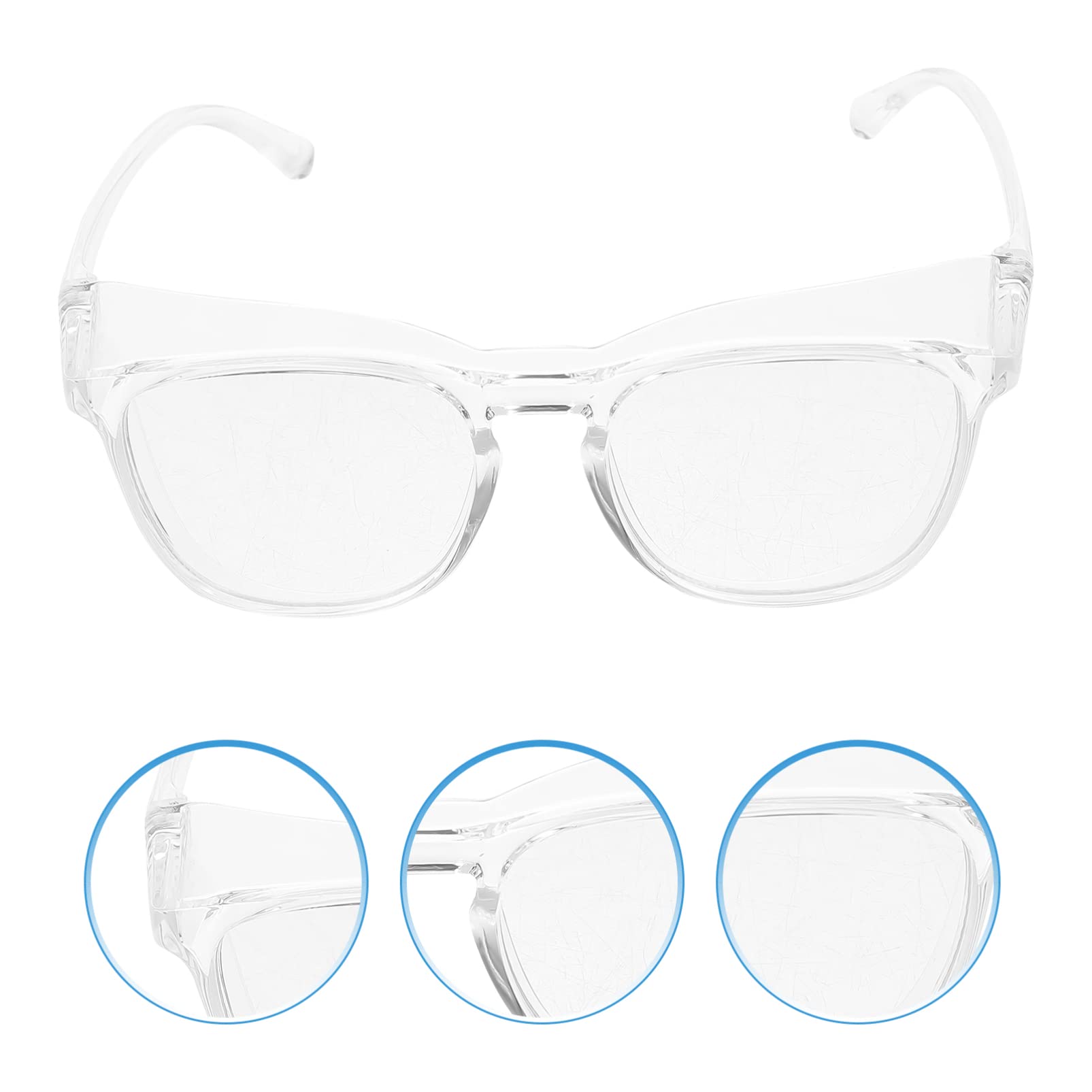 Toddmomy 5 Pares De Gafas Gafas De Sol para Bicicleta De Montaña Gafas De Sol Deportivas sobre Gafas Gafas Deportivas Gafas De Seguridad Gafas De Luz Azul para Hombre PC Enfermera Blanca