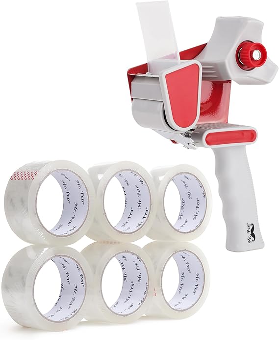 Mr. Pen Packing Tapes, 1.88" Wide, 60 Yard, 6 Pack with 1