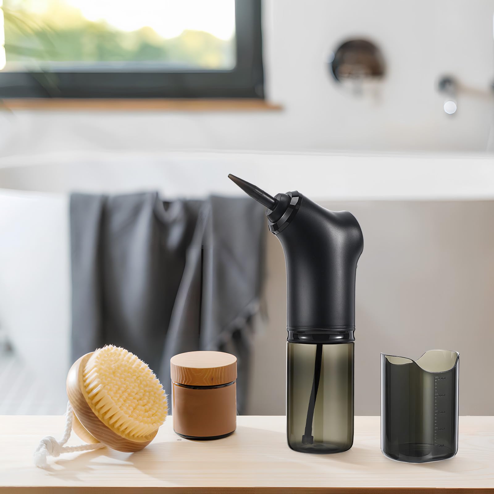 Beaupretty Pulitore Elettrico per Orecchie, Rimozione del Cerume, Capacità 200ml, Batteria 2000mah, Testa Sostituibile, Materiale Abs, Portatile per Uso Quotidiano