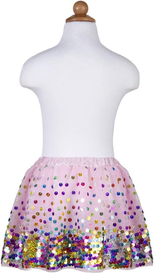 Great Pretenders 44205, Party Fun Sequin Skirt, US Size 4-6 Pink