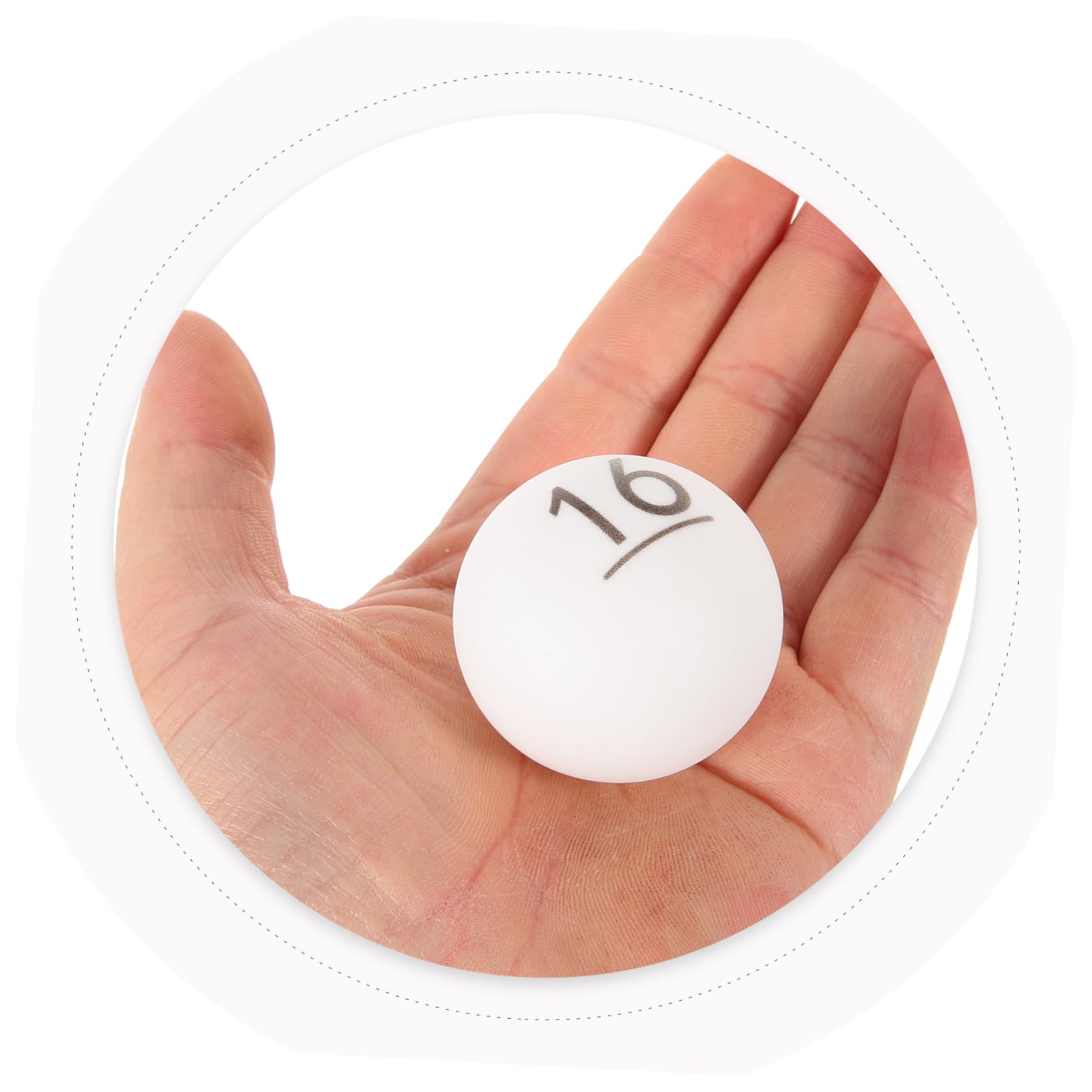 KONTONTY 50pcs Numbered Balls Raffle Game Balls for Pit Bingo Entertainment Party Bingo Raffle