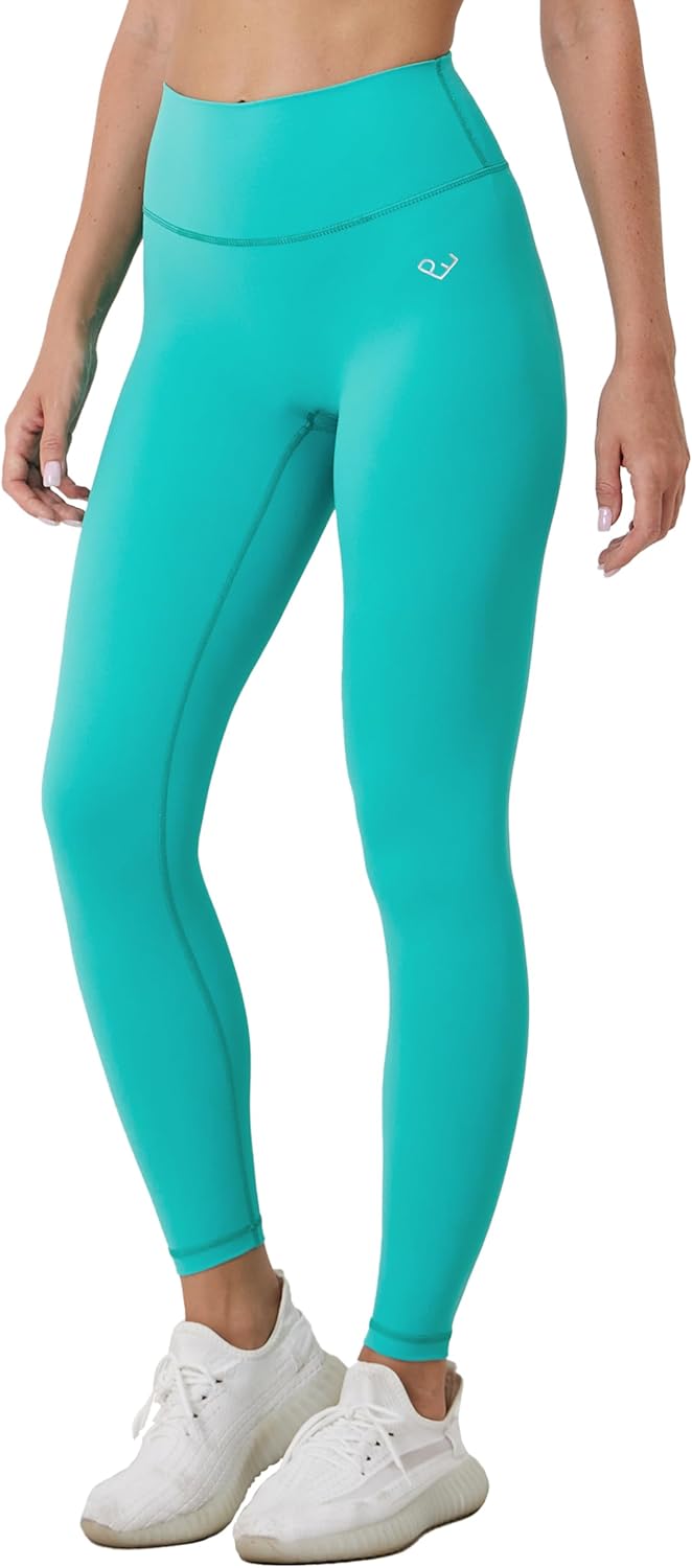 No Front Seam Workout Leggings for Women, High Waisted Yoga Pants 7/8 Length Leggings with Hidden Pocket - Image 4