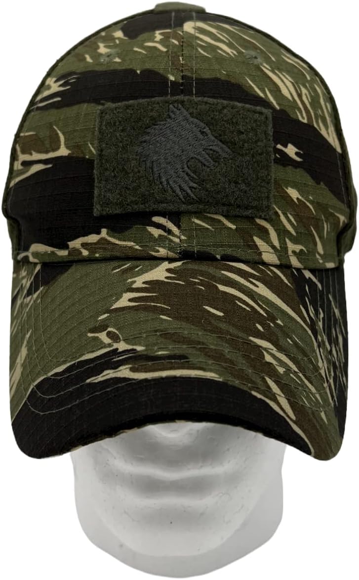 FIELDCRAFT Adjustable Tactical MACV-SOG Trucker Hat - Tiger Stripe Camo - Image 5