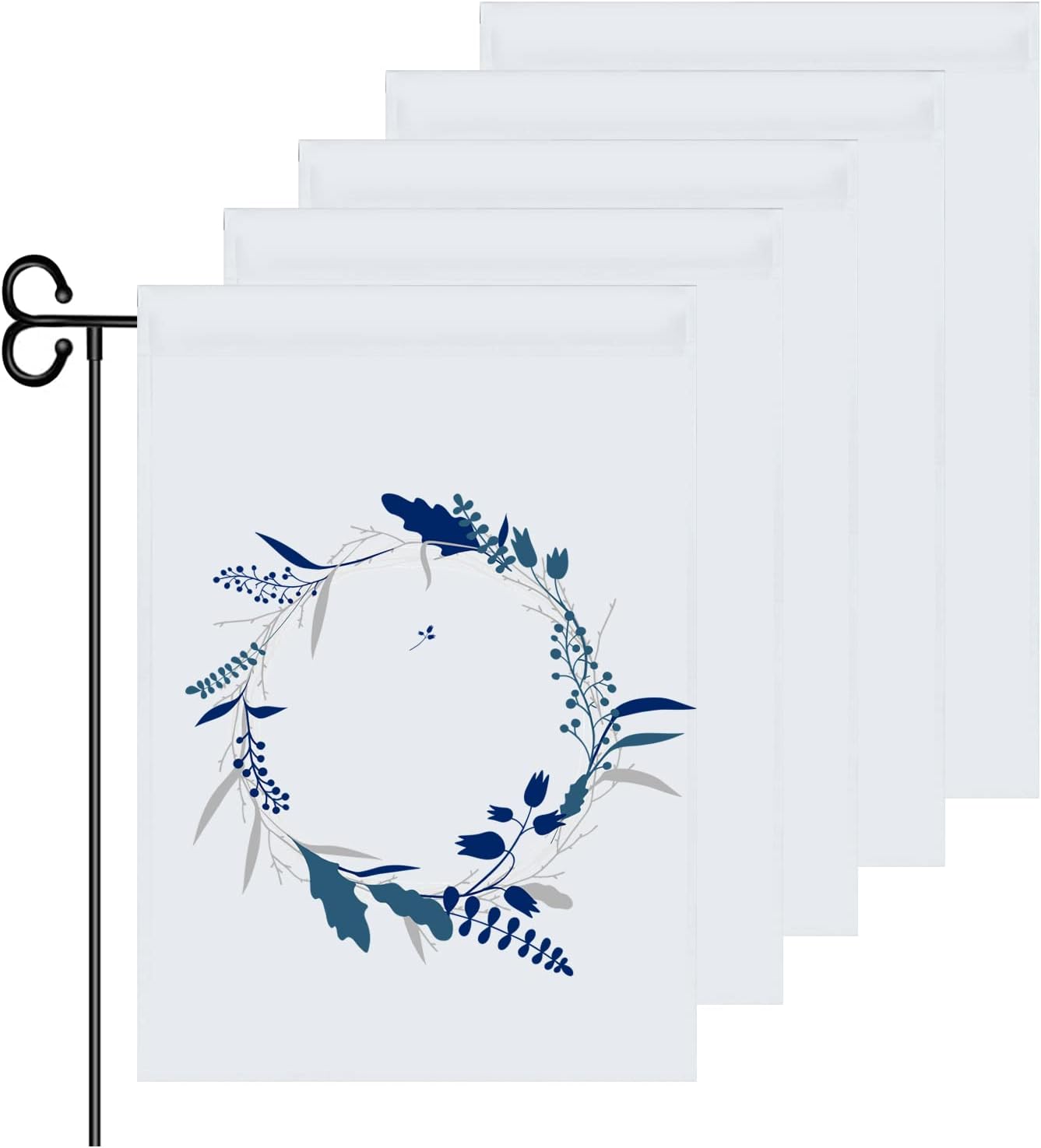 Blank Garden Flags 3layer Fabric Double Sided Sublimation