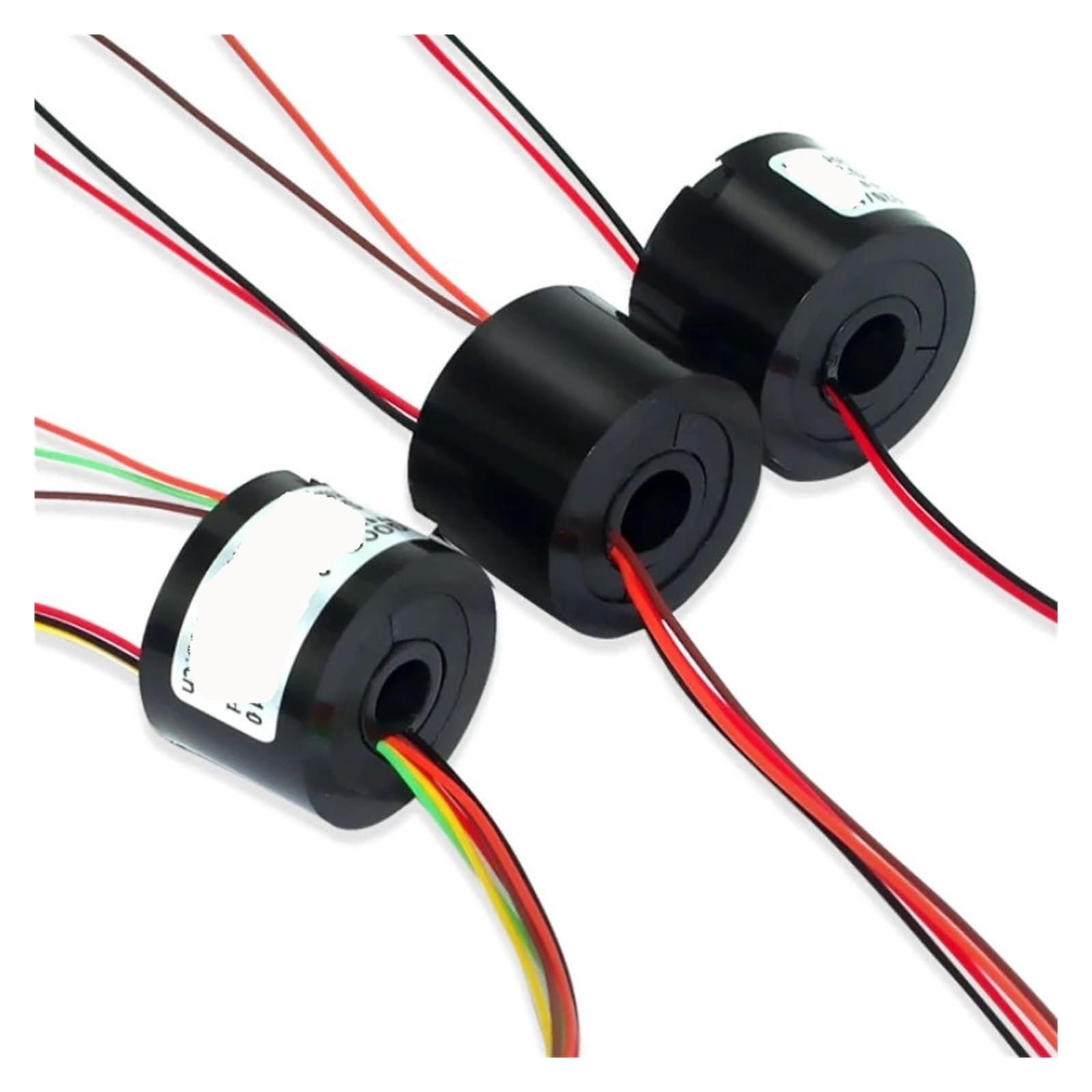 Apertura de 7 mm/5 mm 220 V 2 A 2/4/6 canales SRT007-22-04U/A anillo de lijado de orificio pasante cepillo de anillo conductor eje hueco (SRT007-22-06U)