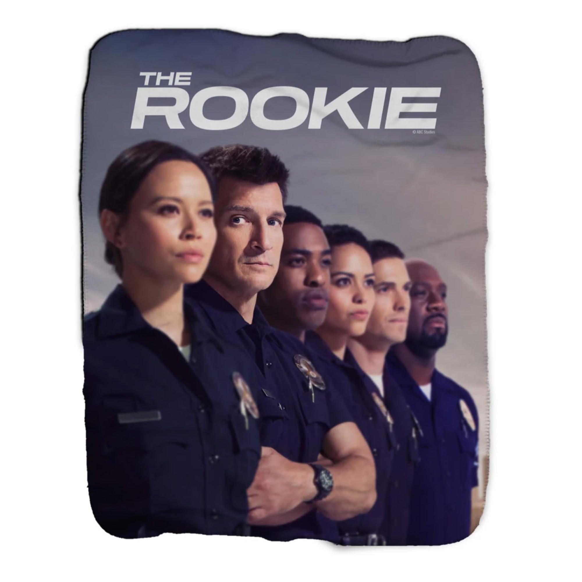 The Rookie Key Art Sherpa Blanket - Officially Licensed - 37" x 57"