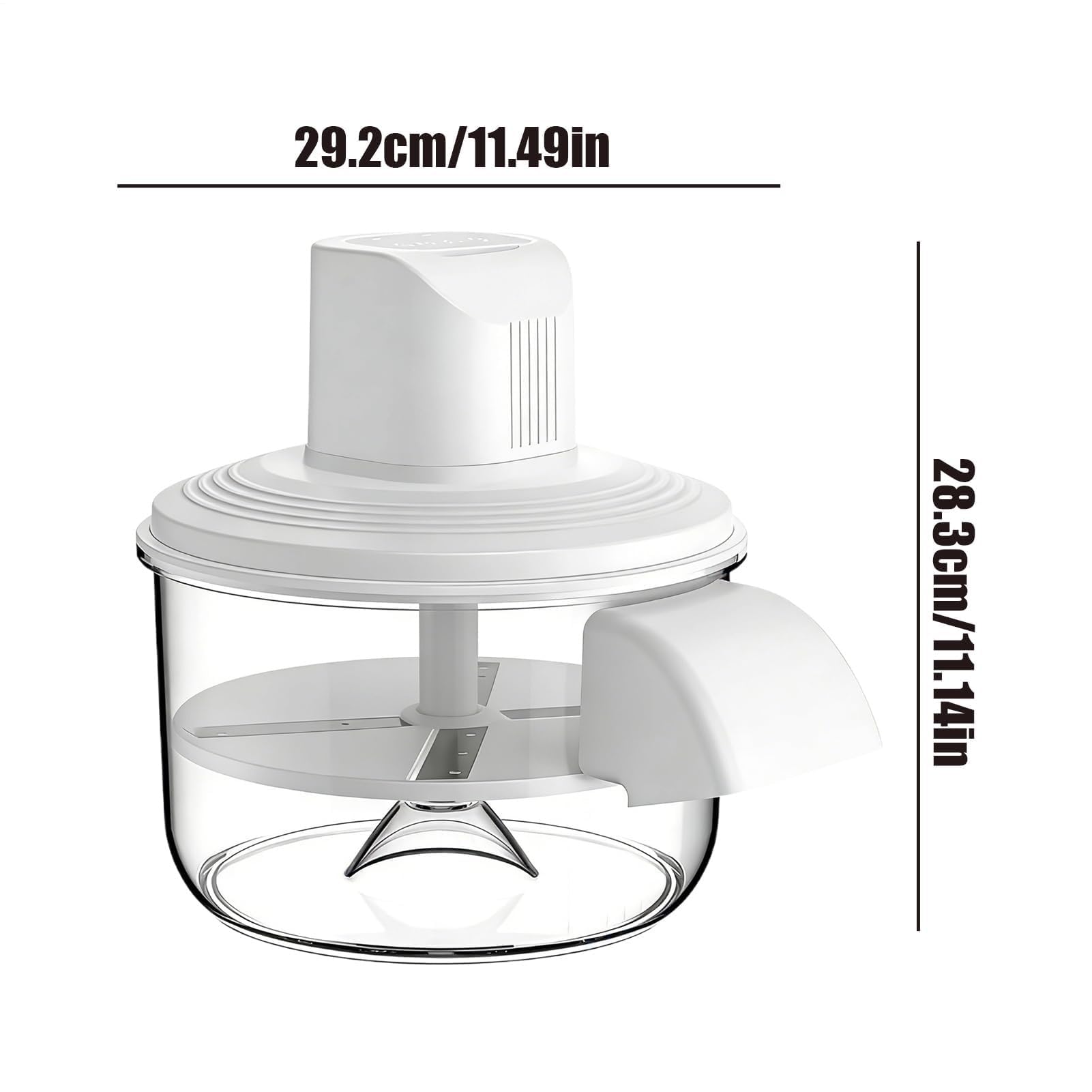 Pelador Eléctrico Inalámbrico, Eliminador Automático de Piel de Frutas y Verduras, Pelador de Ajos y Patatas Recargable for Cocina Casera | White