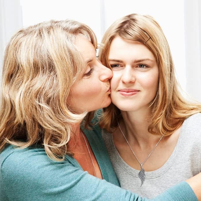 Angel Wings Necklace 925 Sterling Silver Guardian Angel Nurse RN Caduceus Pendant Charm Crystal Angel Jewelry Gifts for Women - Image 8