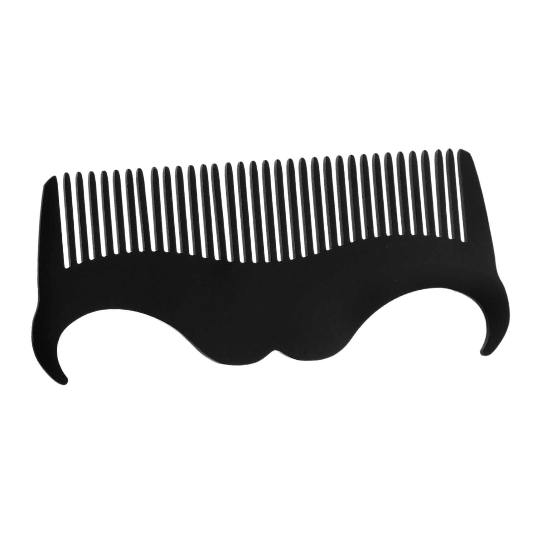 Mikinona Men's Barber Comb Beard Shaping Tool Set Brush Stainless Steel Beard Styling Kit for Men