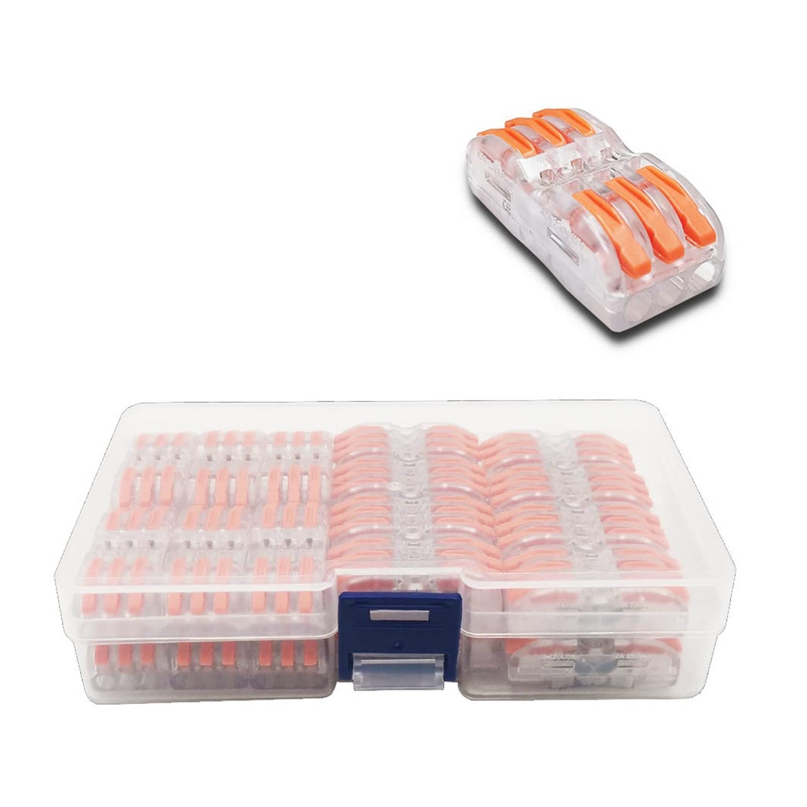 Mini connettore a Filo Boxed Veloce SPL-2/3/4 SPL-42/62 Morsettiera del connettore del Cablaggio della Molla del conduttore Compatto(423T 28PCS)
