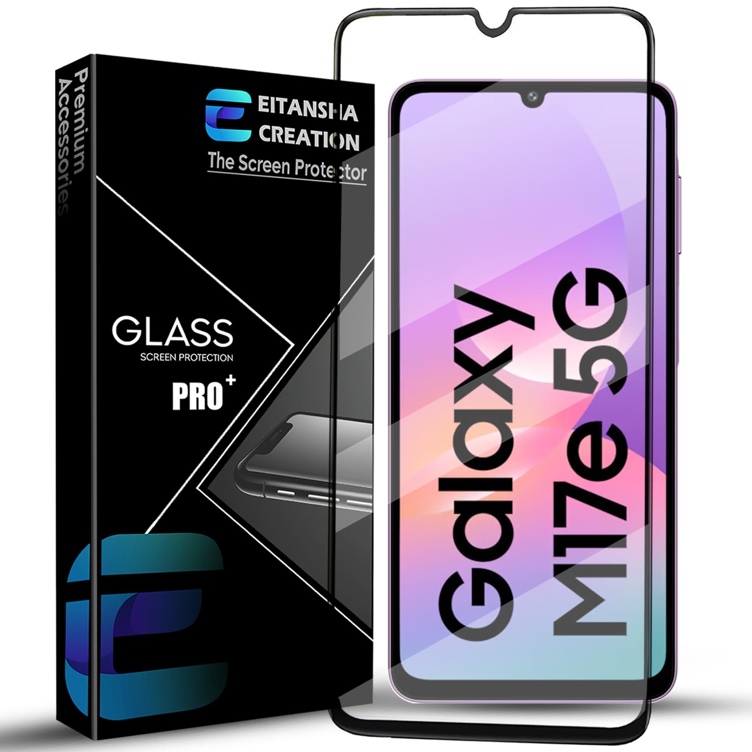 Tempered Glass Screen Protector Compatible for Samsung Galaxy M17e 5G / Samsung Galaxy M17E with Edge-to-Edge Coverage and Easy Installation Kit-image-30